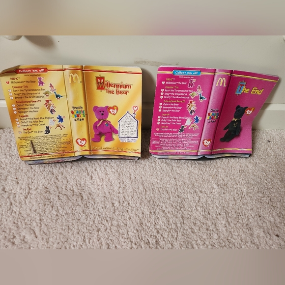 NWT: Ty McDonald's Teenie Beanie Babies 2000 MILLENNIUM & THE END Retired - Picture 2 of 6